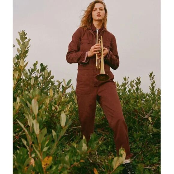 NEW Madewell Petite Warm-Brushed Signature Coverall Jumpsuit, Petite XS - Picture 2 of 16